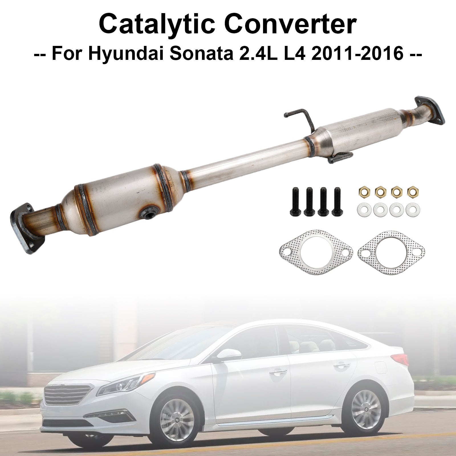 Catalytic Converter 54885 Fit For Hyundai Sonata Sedan 4-Door 2.4L 2011-2016