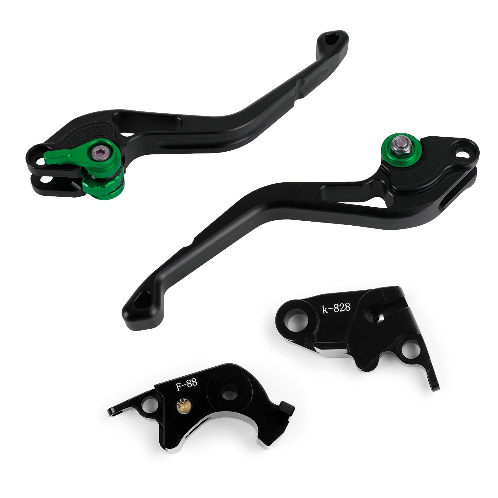 Palanca de freno de embrague corto para Kawasaki Z750R Z1000 ZX10R ZX6R/636