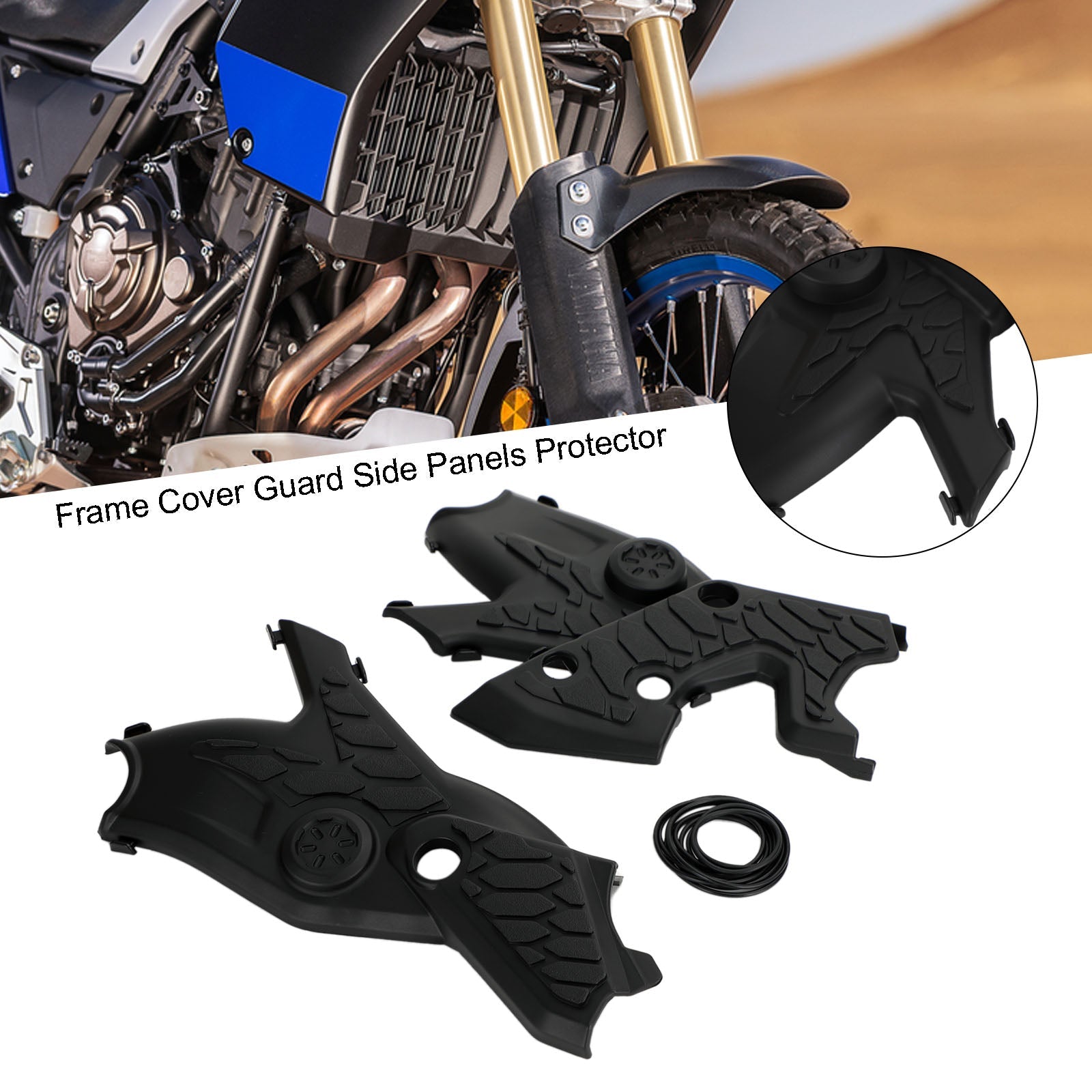 2019-2021 Yamaha Tenere 700 Cubierta de marco Protector de paneles laterales