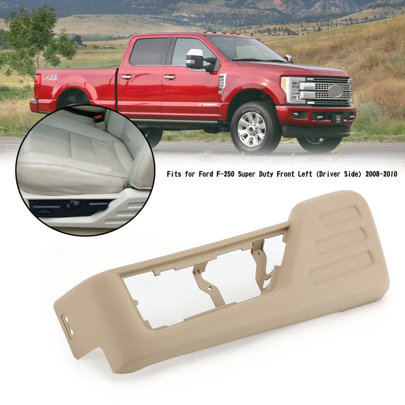 Stone Gray Left Driver Seat Panel Cover Trim For Ford F250 F350 Super Duty 08-10 Generic