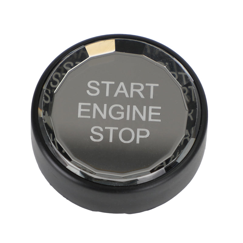 غطاء مفتاح زر إيقاف المحرك لسيارة تويوتا كورولا ليفين 2020-2021 أسود عام