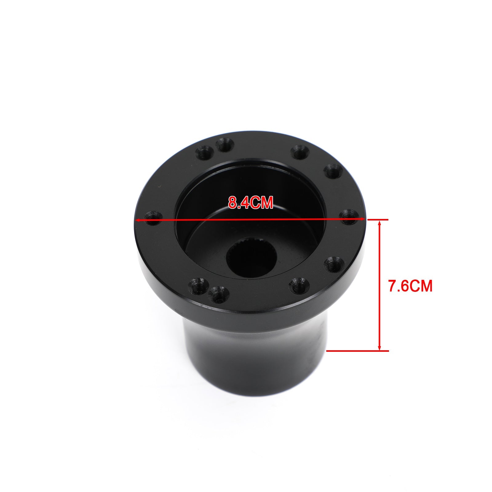 Golf Cart Aluminum Steering Wheel Adapter Hub fit for Club Car DS 1984-up Black Generic