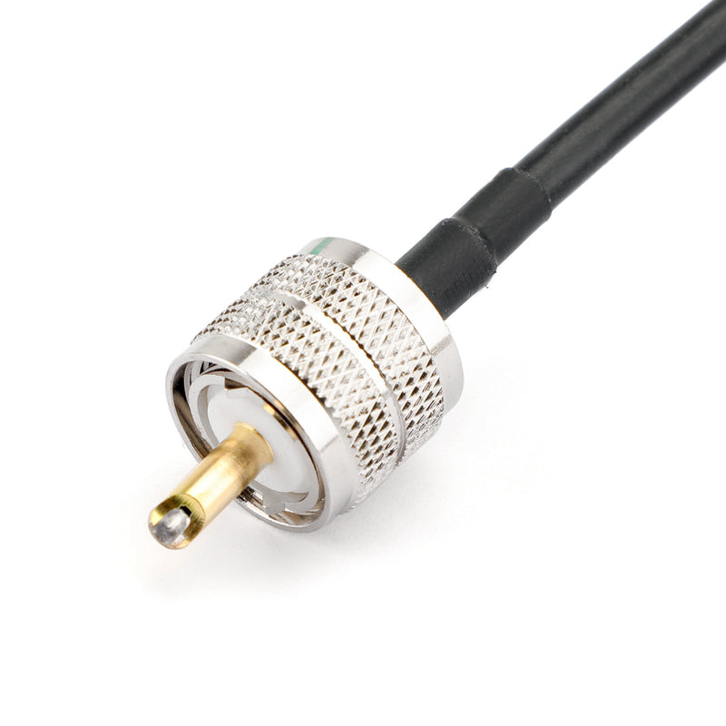 1Pcs UHF PL259 Male to Male Plug Coax Pigtail Jumper Coaxial Cable RG58 100cm Connector