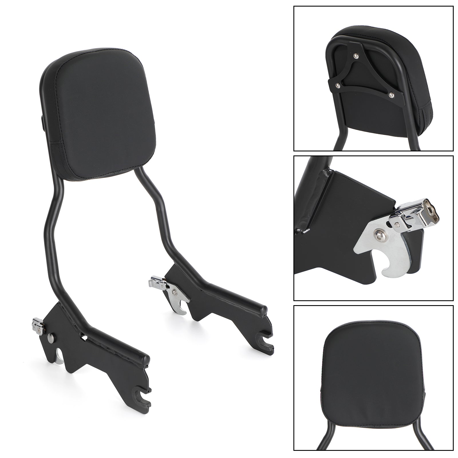 Passenger Backrest fit for Deluxe Heritage Classic Softail Slim FLSL 2018-2020 Generic