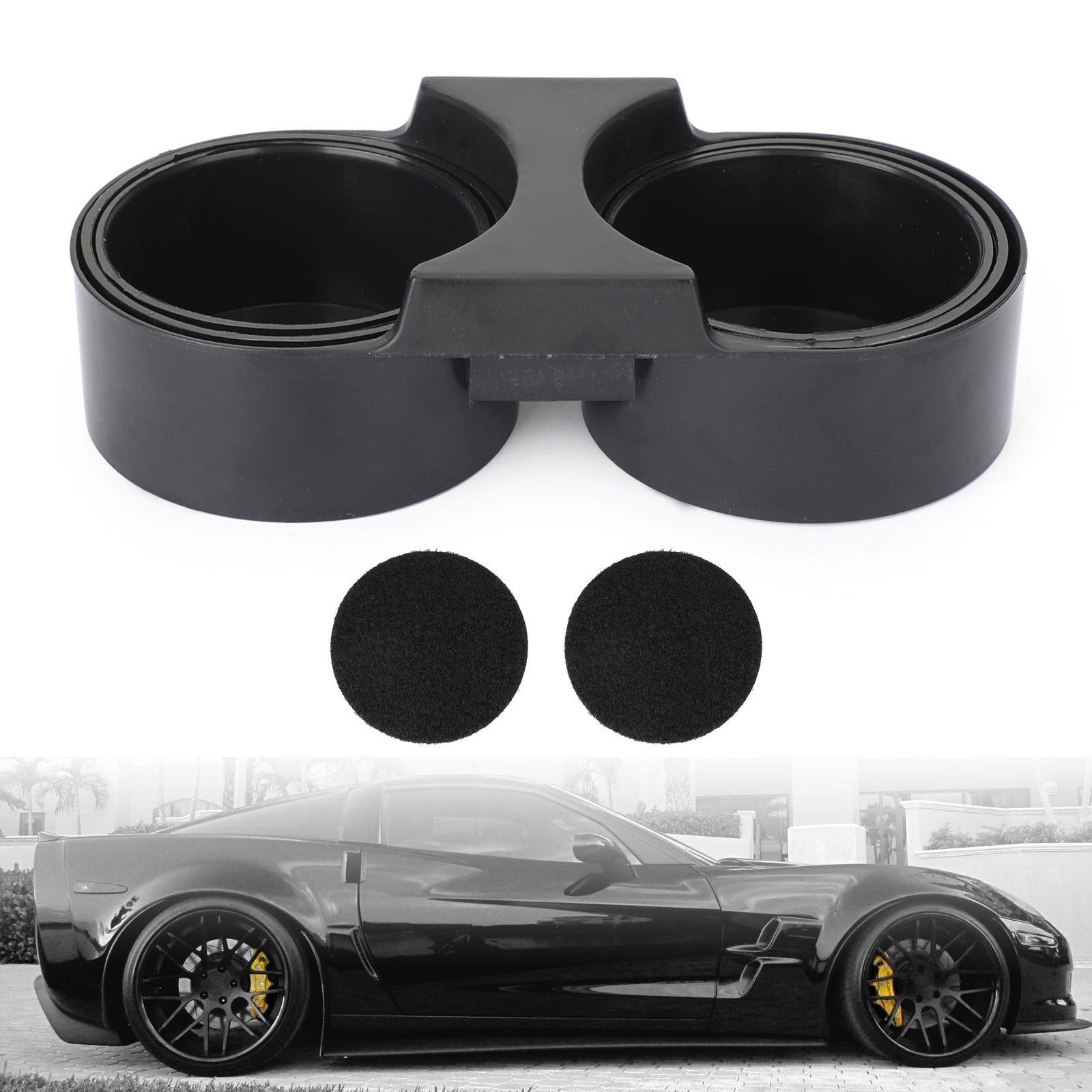 2014-2019 Chevrolet C7 Corvette Duel Extendable And Retractable Cup Holder