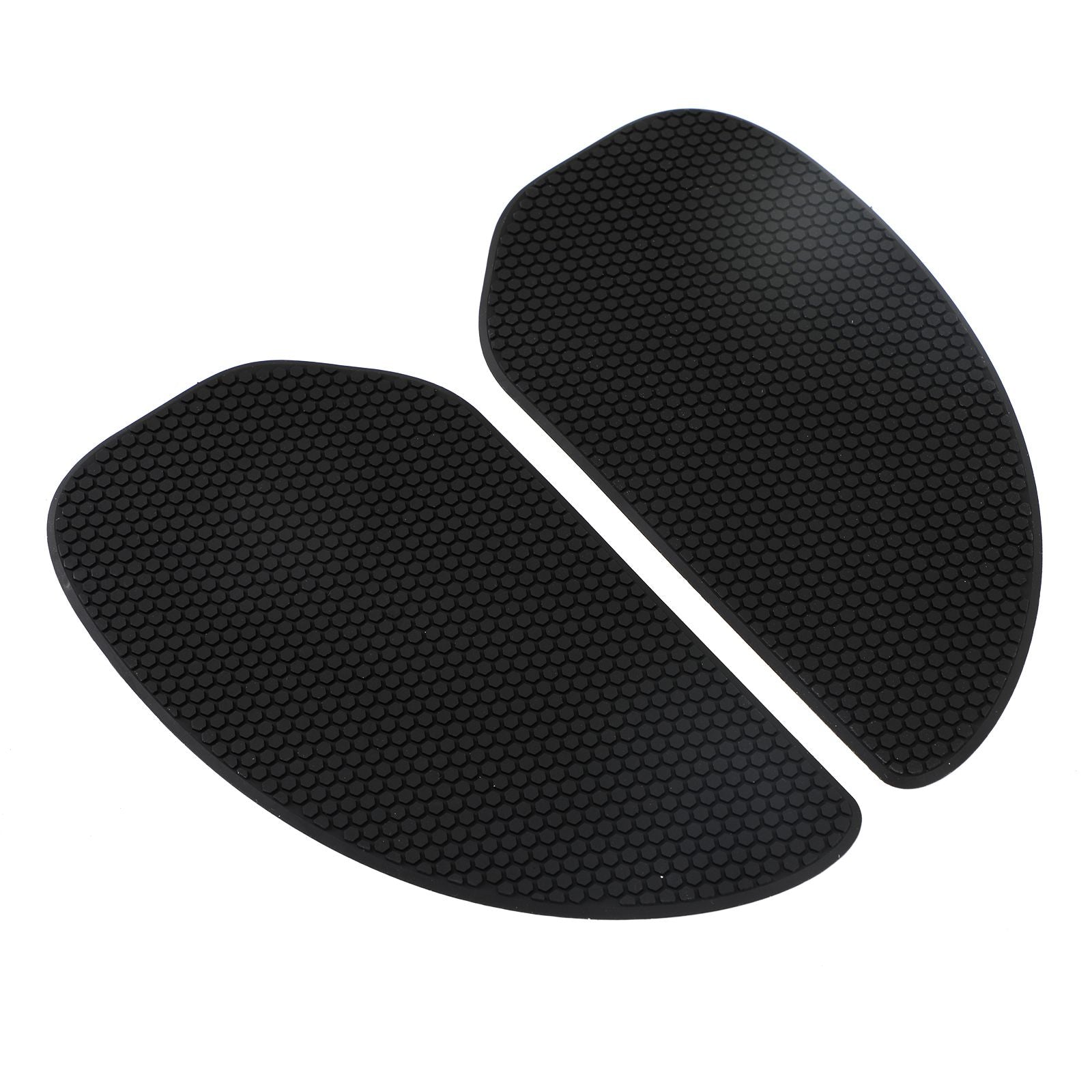 2x Side Tank Traction Grips Pads For Cafe Racer Custom Bobber Chopper Clubman Generic