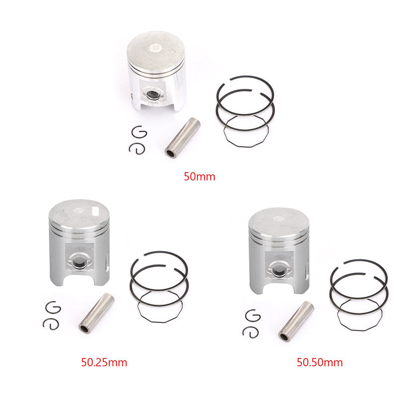 مجموعة مشبك دبوس حلقي المكبس لياماها Jog 90 91-97 Ya90 Axis 90 90-97 STD(50 مللي متر)0.25 مللي متر(50.25 مللي متر)0.50 مللي متر(50.50 مللي متر)حجم التجويف عام