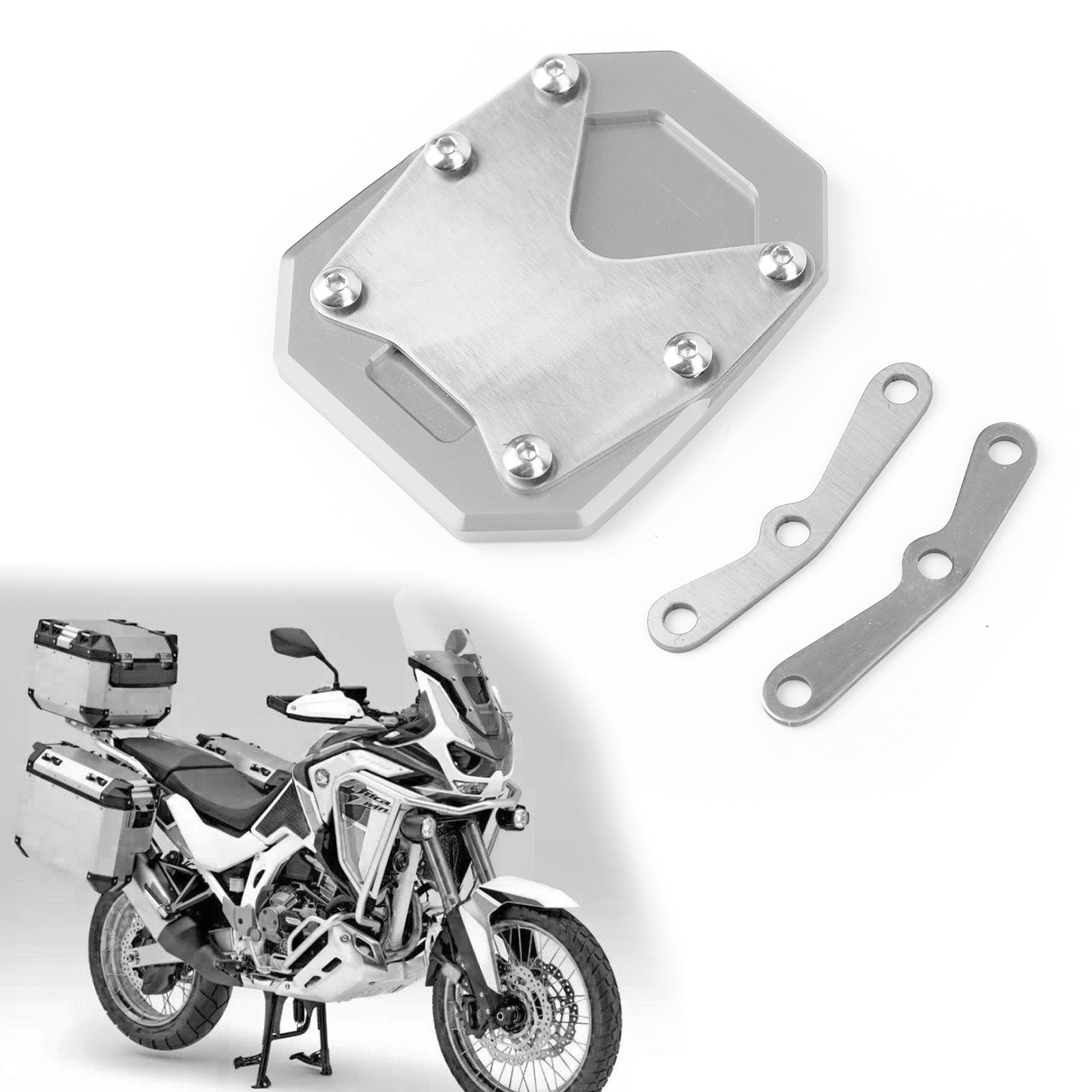 Kickstand Sidestand Plate Pad fit for HONDA CRF 1100 L AFRICA TWIN/ADV(2020) Generic