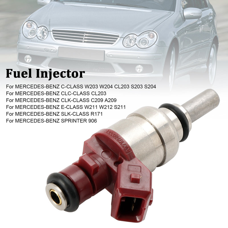 1 Uds inyector de combustible A2710780023 compatible con Mercedes Benz Clase C CLK clase 1.8L