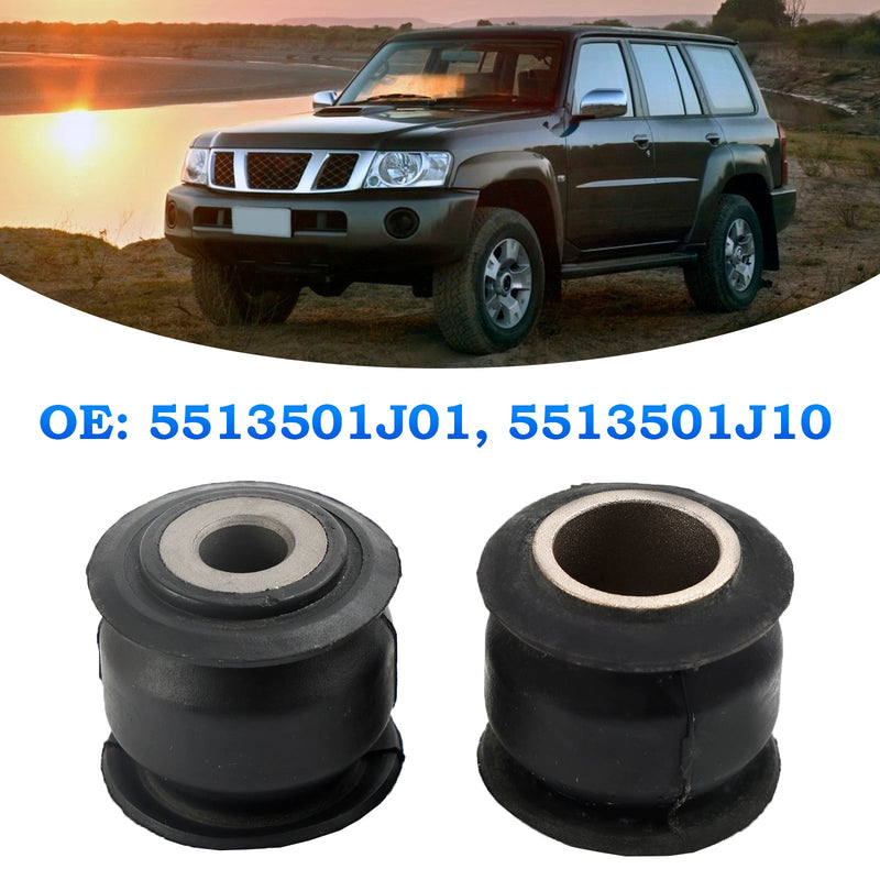 Kit de extremo de chasis de goma, barra estabilizadora, par para Nissan Patrol GQ Y60 GU Y61