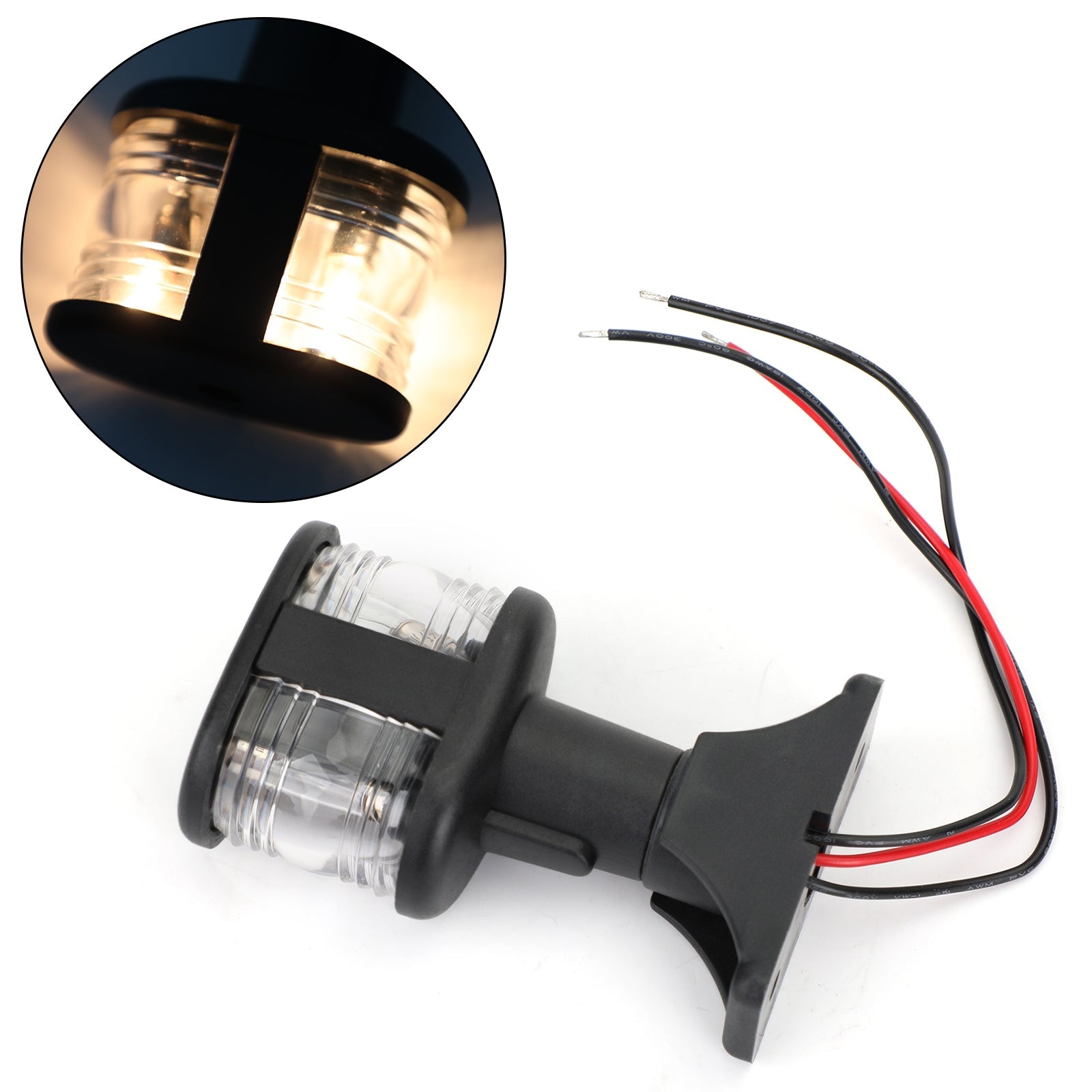 Marine Boat Pontoon Folding Down All Round Anchor 12V Signal Navigation Light