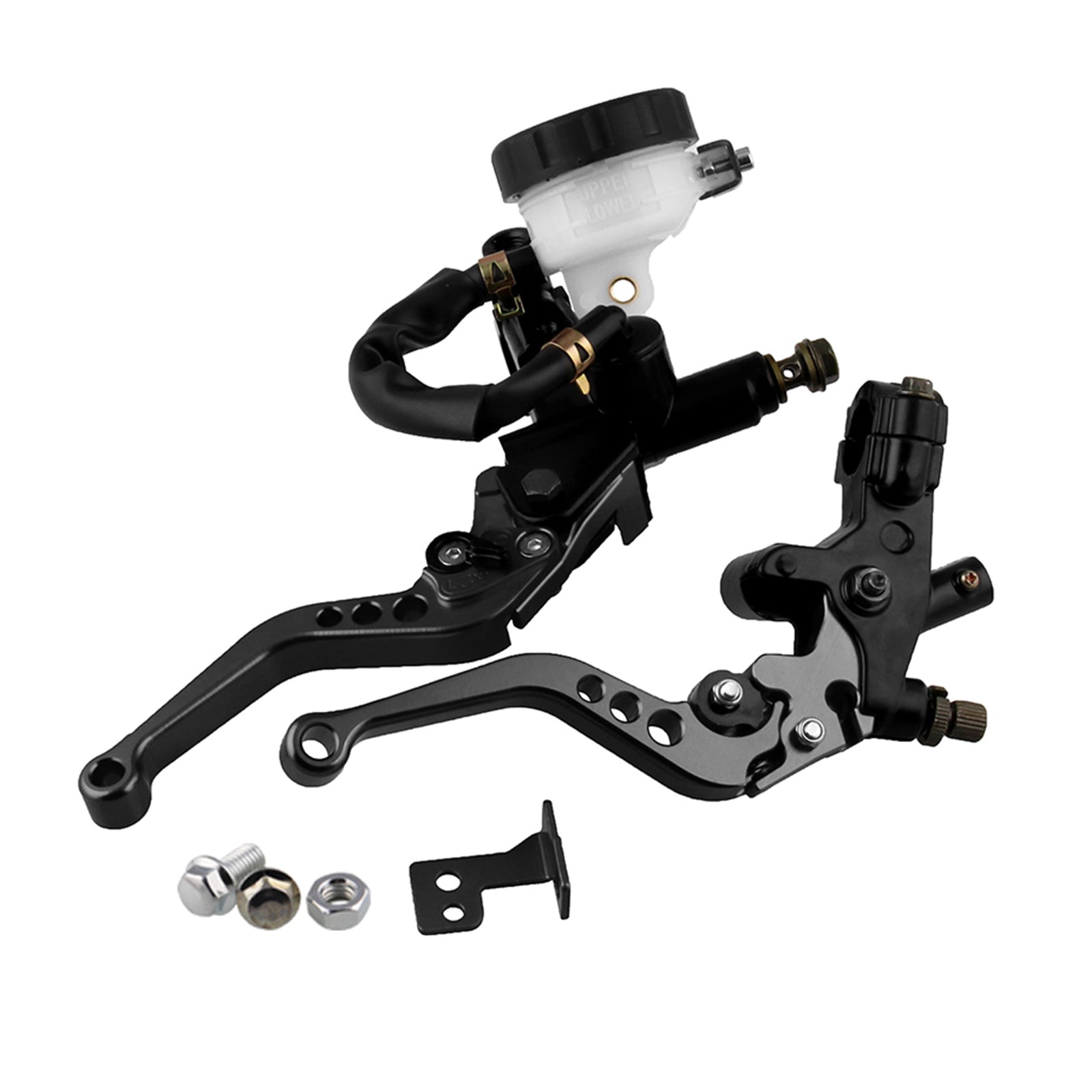 Universal 7/8'' 22mm Front Brake Clutch Master Cylinder Reservoir Levers Generic