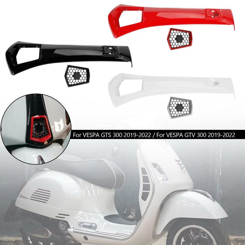 VESPA GTS 300 GTV 300 2019-2022 Cubierta delantera Cuerno carenado Corbata