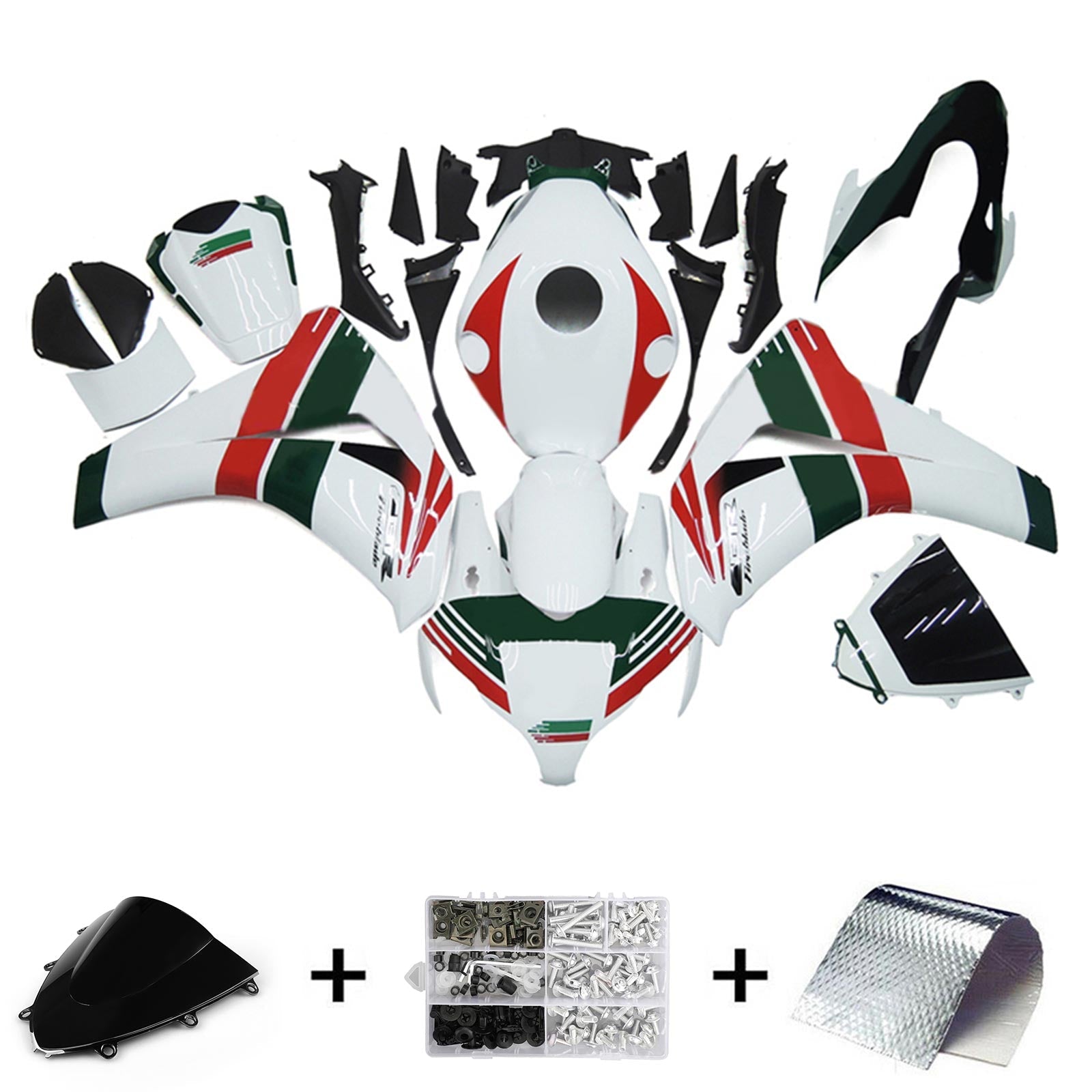 Honda CBR1000RR 2008-2011 Fairing Kit Bodywork Plastic ABS