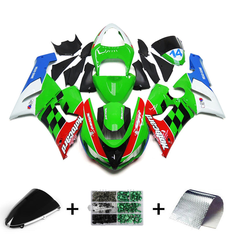 Kawasaki ZX6R 636 2005-2006 Kit Carenado Carrocería Plástico ABS