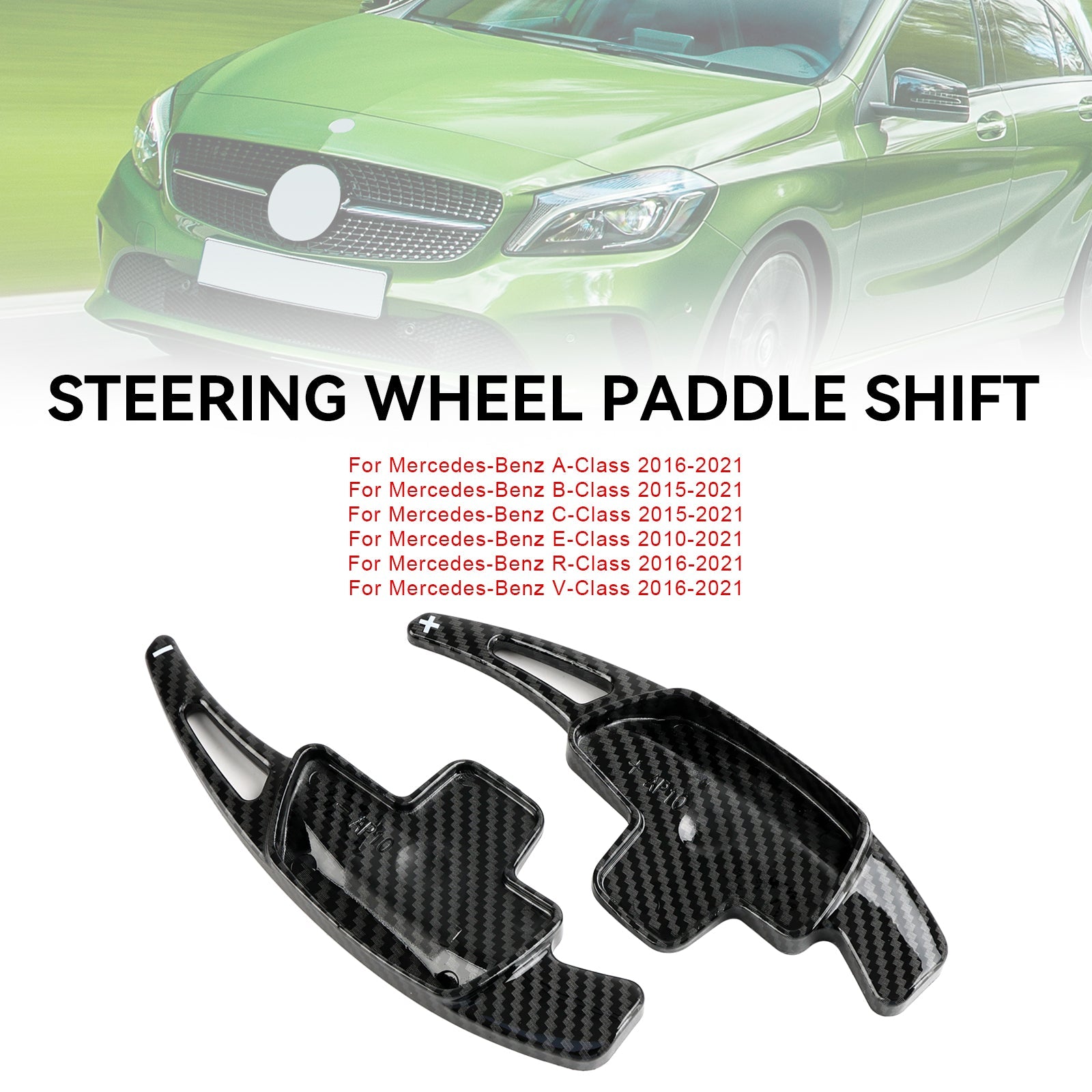 Steering Wheel Shift Paddle Shifter Extension Fit Mercedes-Benz A B C E S G