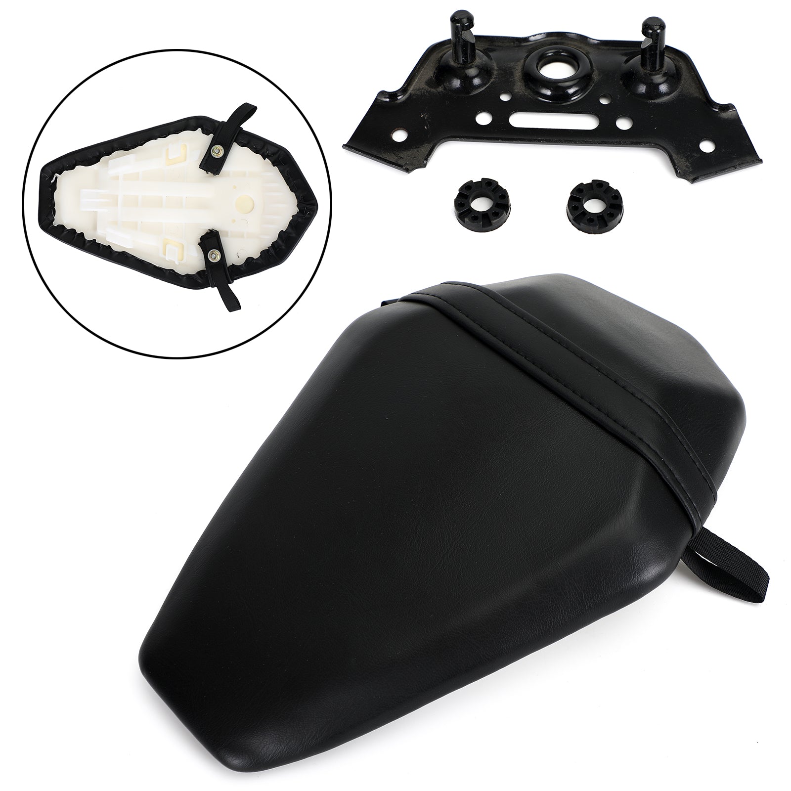 Rear Passenger Seat Black Cushion Fit For Kawasaki Zx-10R Zx 10R 2016-2020 Generic