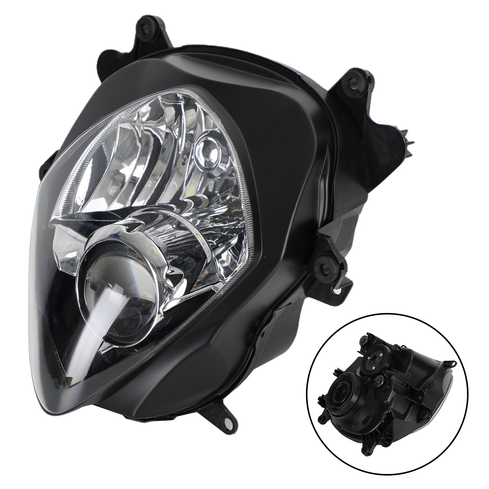 الجبهة الأمامية مصبغة كشافات Led حامي الأبيض لسوزوكي Gsxr1000 07-08 K7 عام