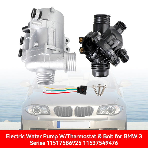 Bomba de agua eléctrica con termostato y perno para BMW Serie 3 11517586925 11537549476