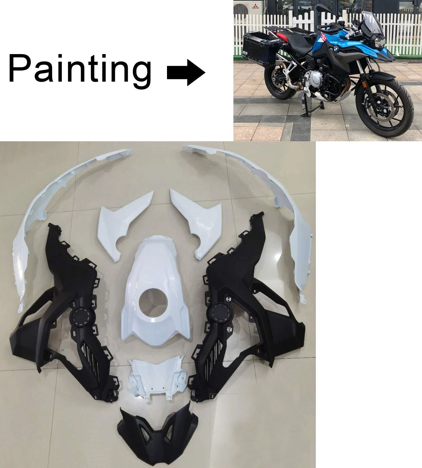 BMW F750GS F850GS 2018-2022 Fairing Kit هيكل السيارة