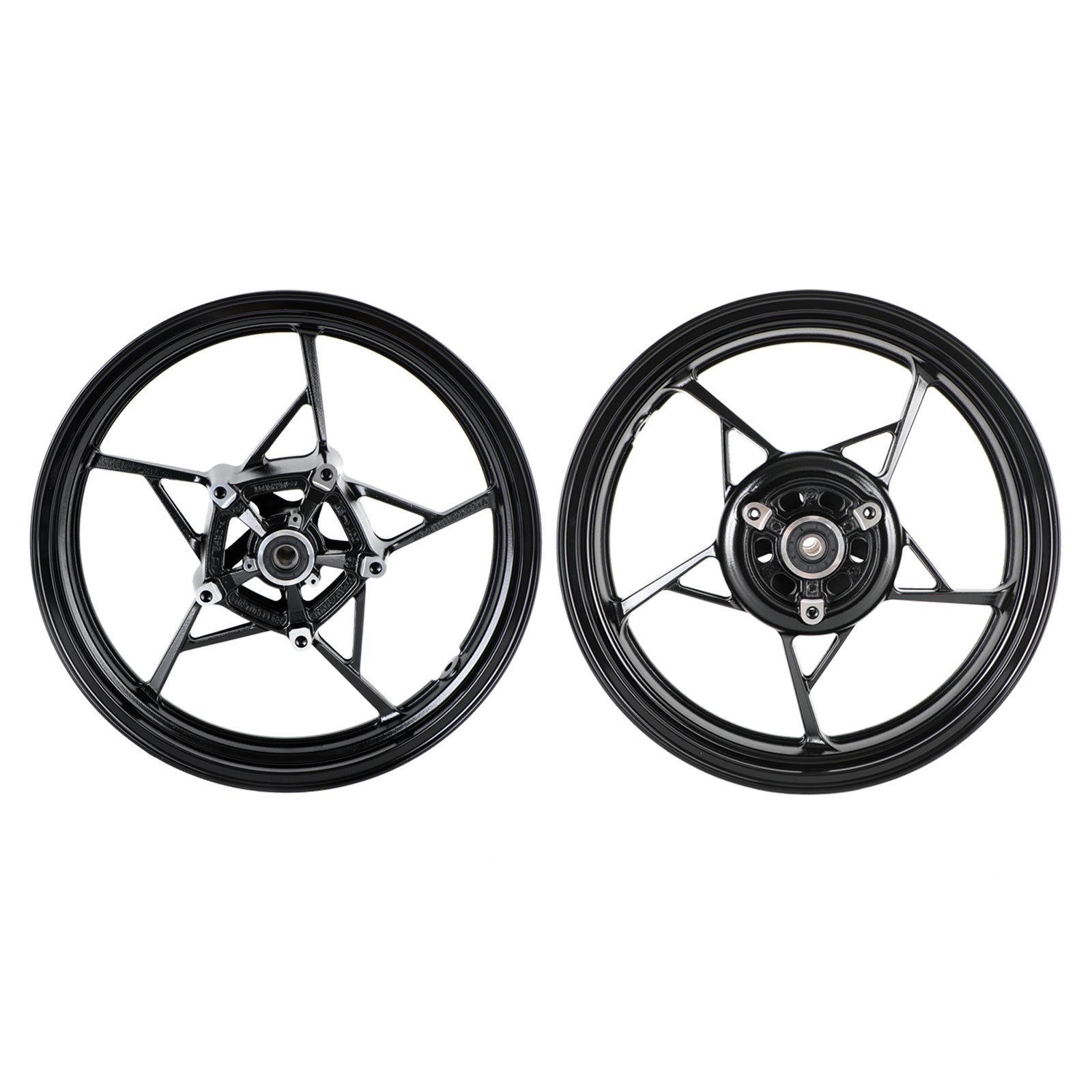 Forged Aluminum Alloy Rims Wheels for Kawasaki EX400 NINJA 400 Z400 2018-2023 Generic