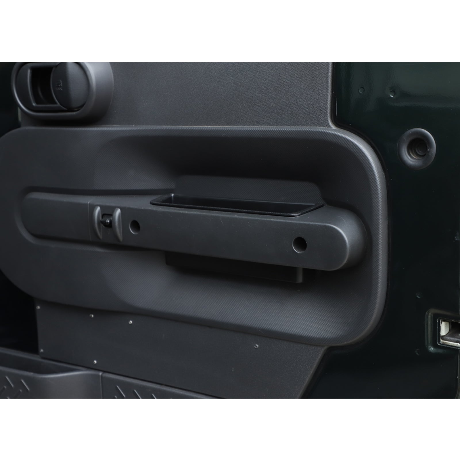 Door Handle Storage Box fit For Wrangler JK 2007 2008 2009 2010 2/4 Doors Black Generic