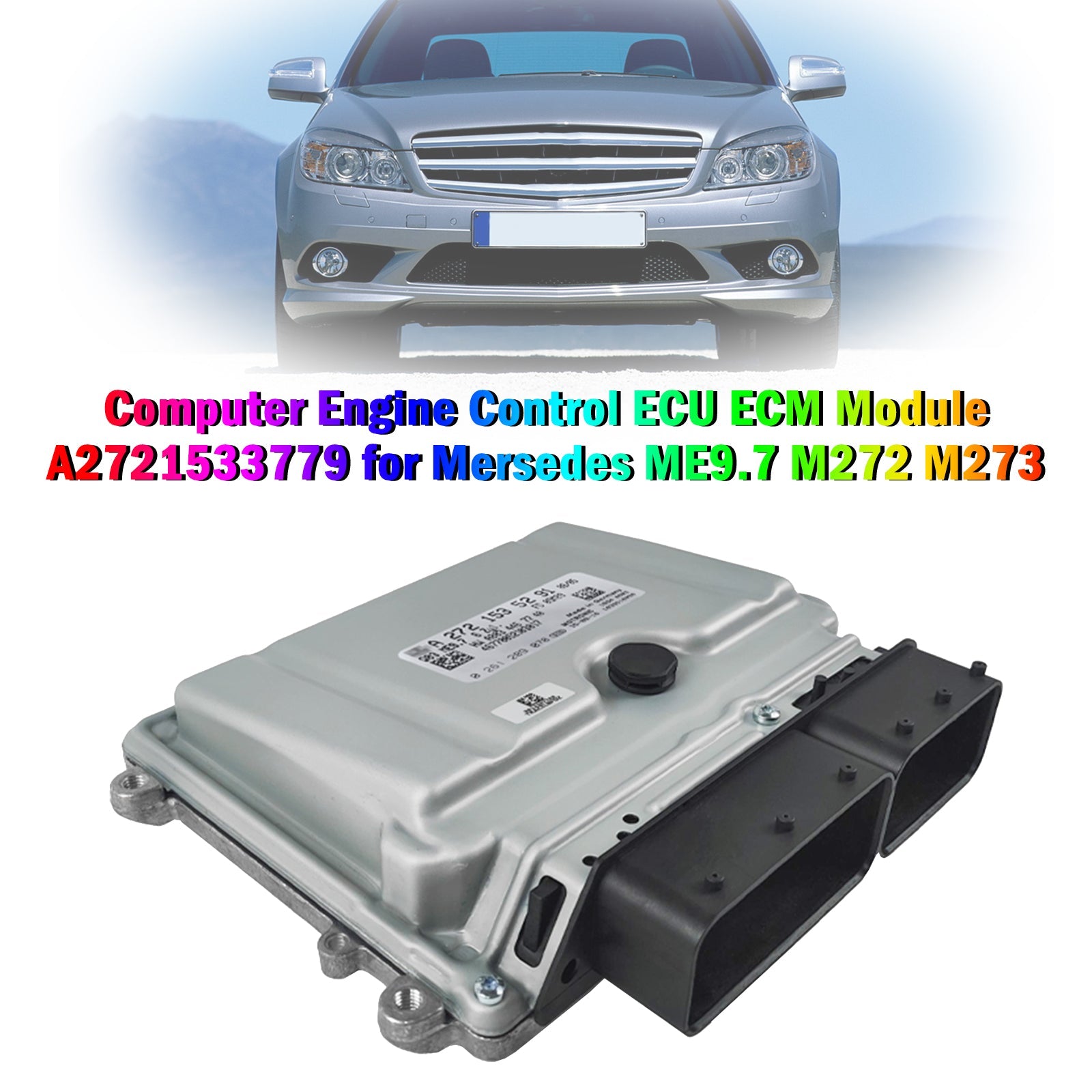 A2721533779 وحدة التحكم في محرك الكمبيوتر ECU ECM لـ Mersedes ME9.7 M273