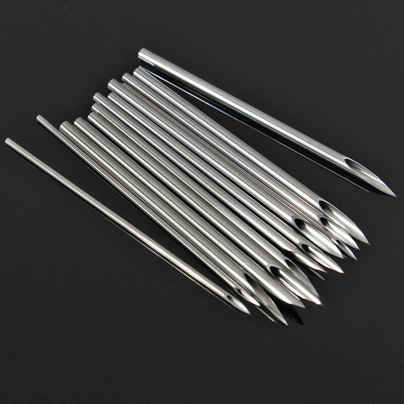 Disposable Sterile Medical Body Jewelry Piercing Needle Ear Navel Needles 100PCS