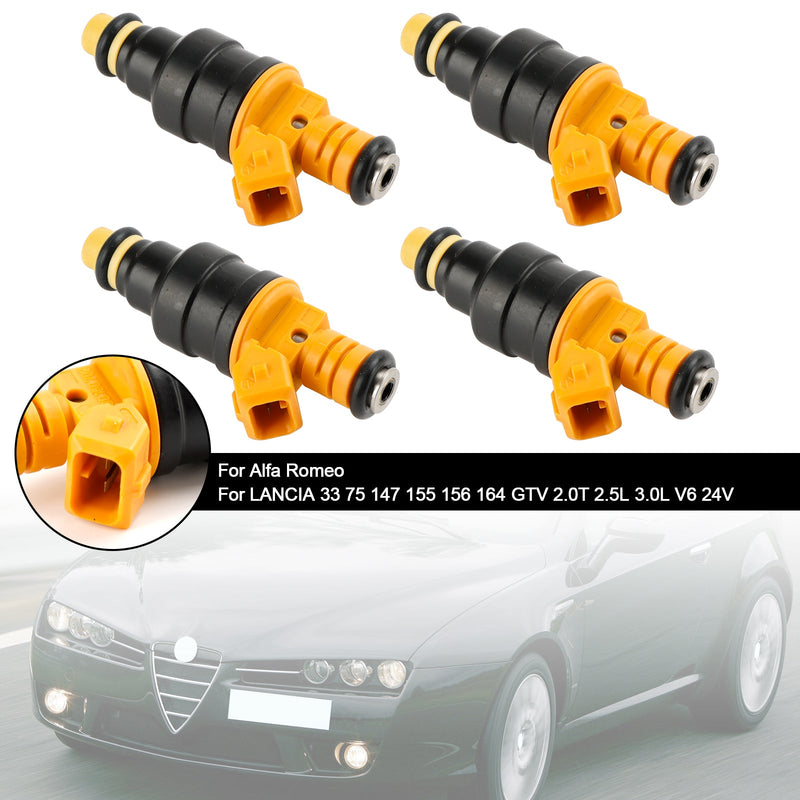 4 Uds inyector de combustible 0280150702 compatible con Alfa Romeo compatible con LANCIA 147 155 156 164 2,0 ​​T