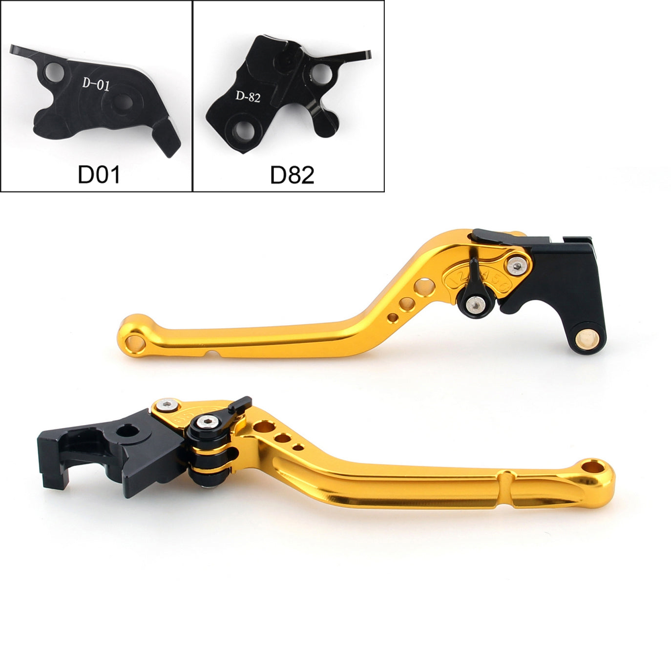 Long Brake Clutch Levers For Ducati HYPERMOTARD 821 SP 2013-2015 Black Generic