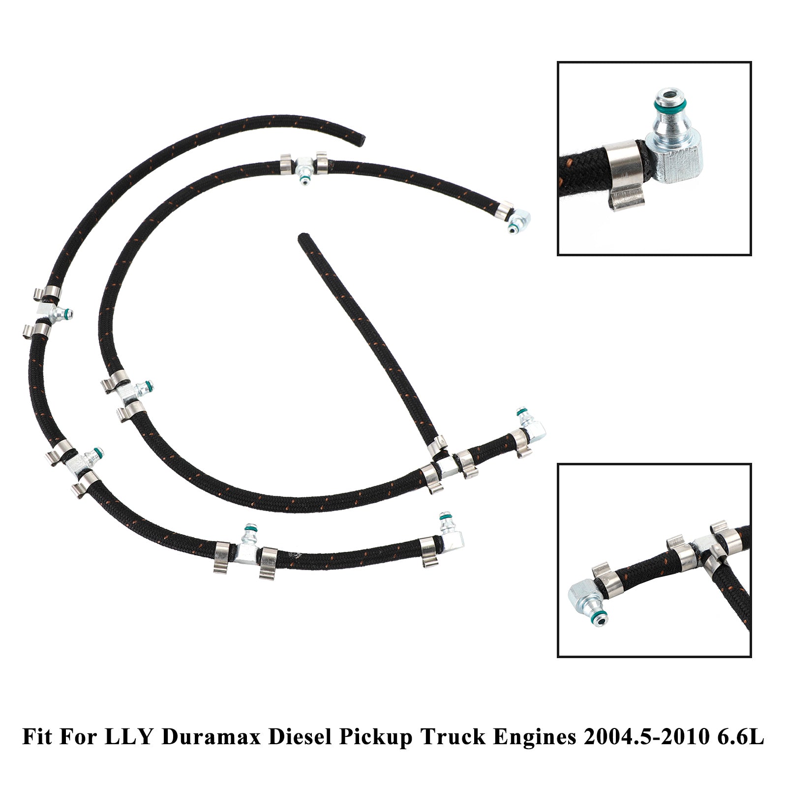 Duramax 2004-2010 6.6L Diesel Truck Engines Fuel Injector Return Line Kit