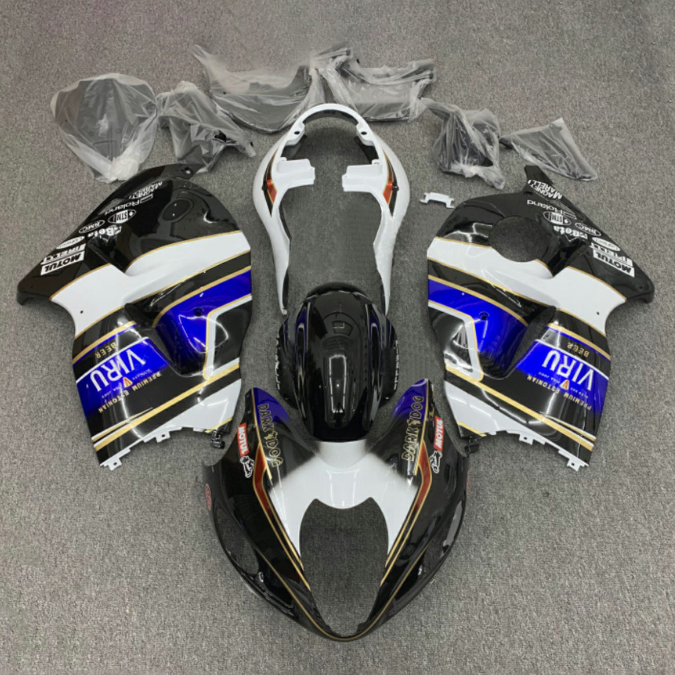 Suzuki Hayabusa GSX1300R 1999-2007 Fairing Kit Bodywork Plastic ABS