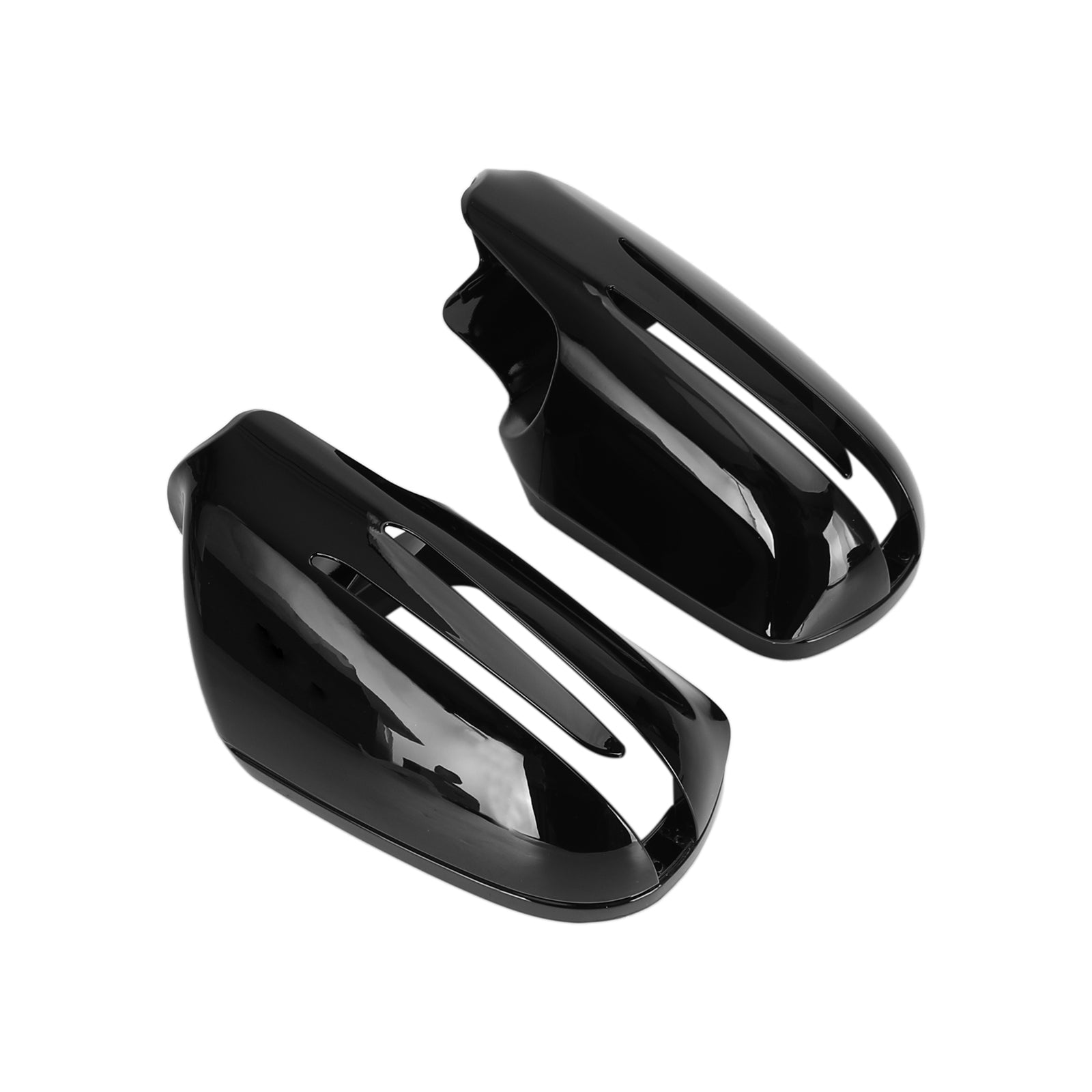 2009-2011 Mercedes BENZ CLS-Class W219 Facelift Pair Rearview Mirror Cover Gloss 1718100364 1718100564 2198100115 2198102576