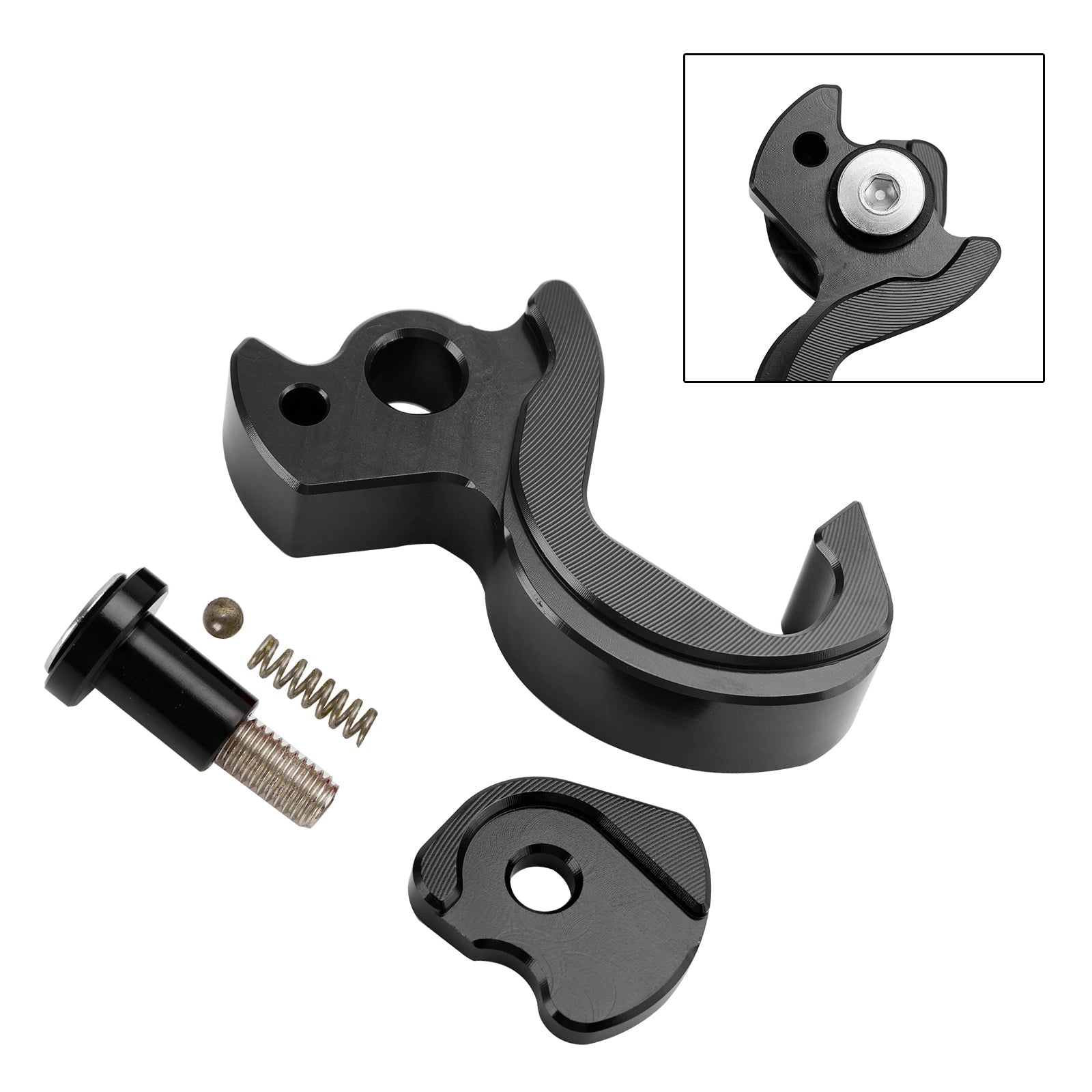 Holder Helmet Hooks Bracket Black For Yamaha Tricity 125 2014-2021 155 2016-2023