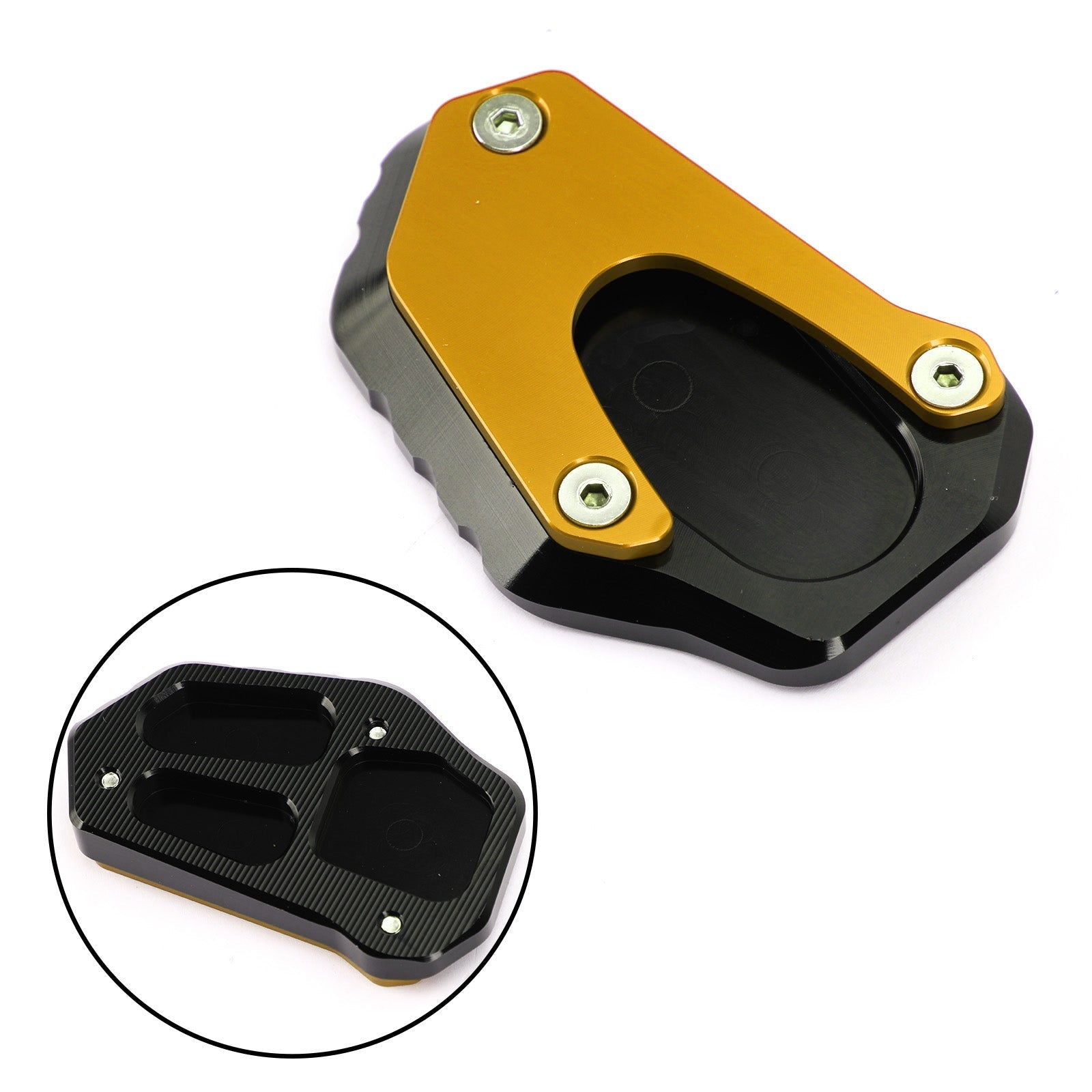 Motorcycle Kickstand Enlarge Plate Pad fit for Suzuki V-Strom 1050A/XT 2020 Generic