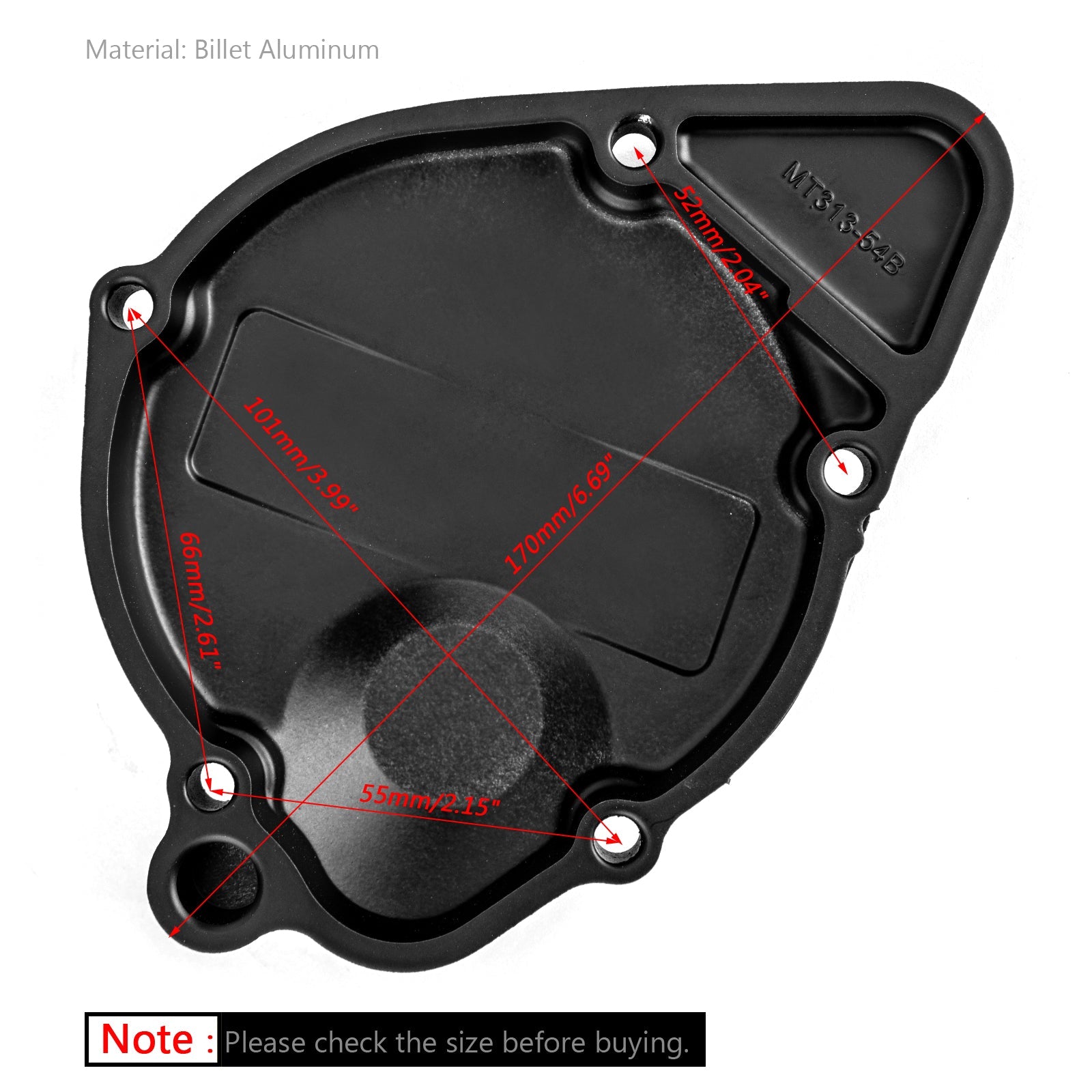 Cubierta del motor del estator Ajuste del cárter para Suzuki Bandit GSX 1200 400 750 1100 Genérico