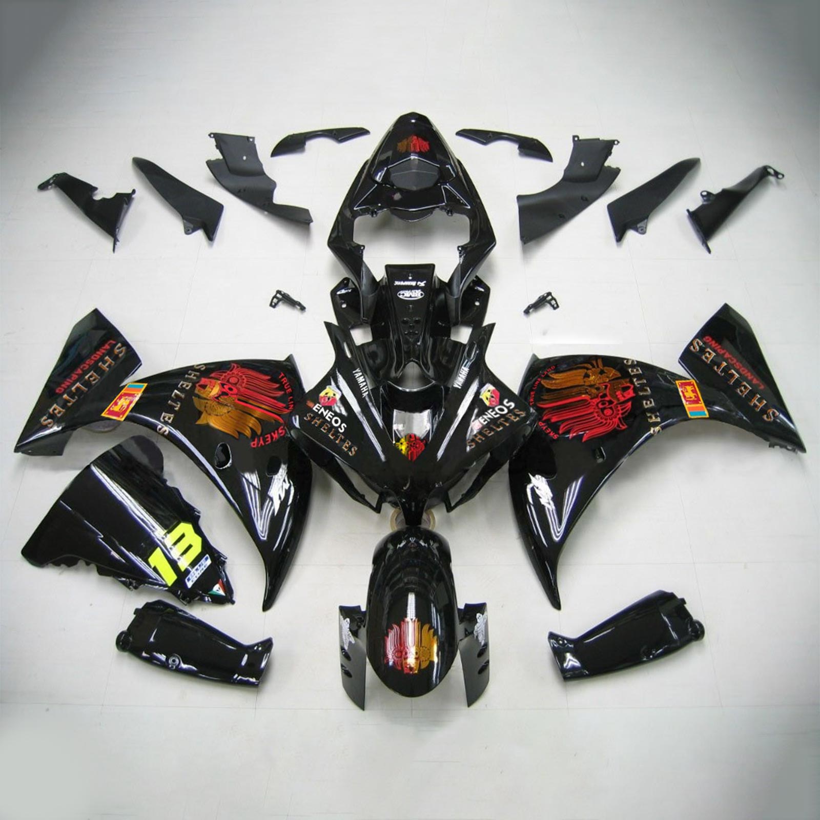 Kit Carenado Para Yamaha YZF 1000 R1 2012-2014 Genérico