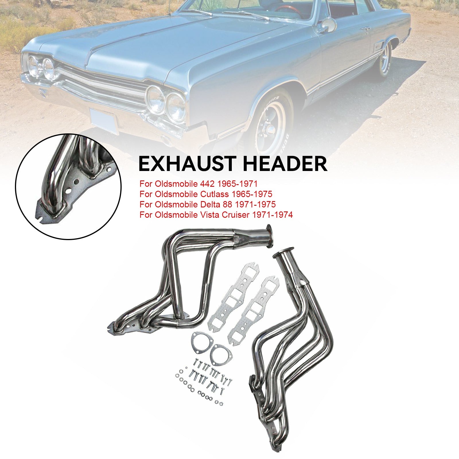 Oldsmobile Cutlass 1965-1975 Exhaust Manifold Header