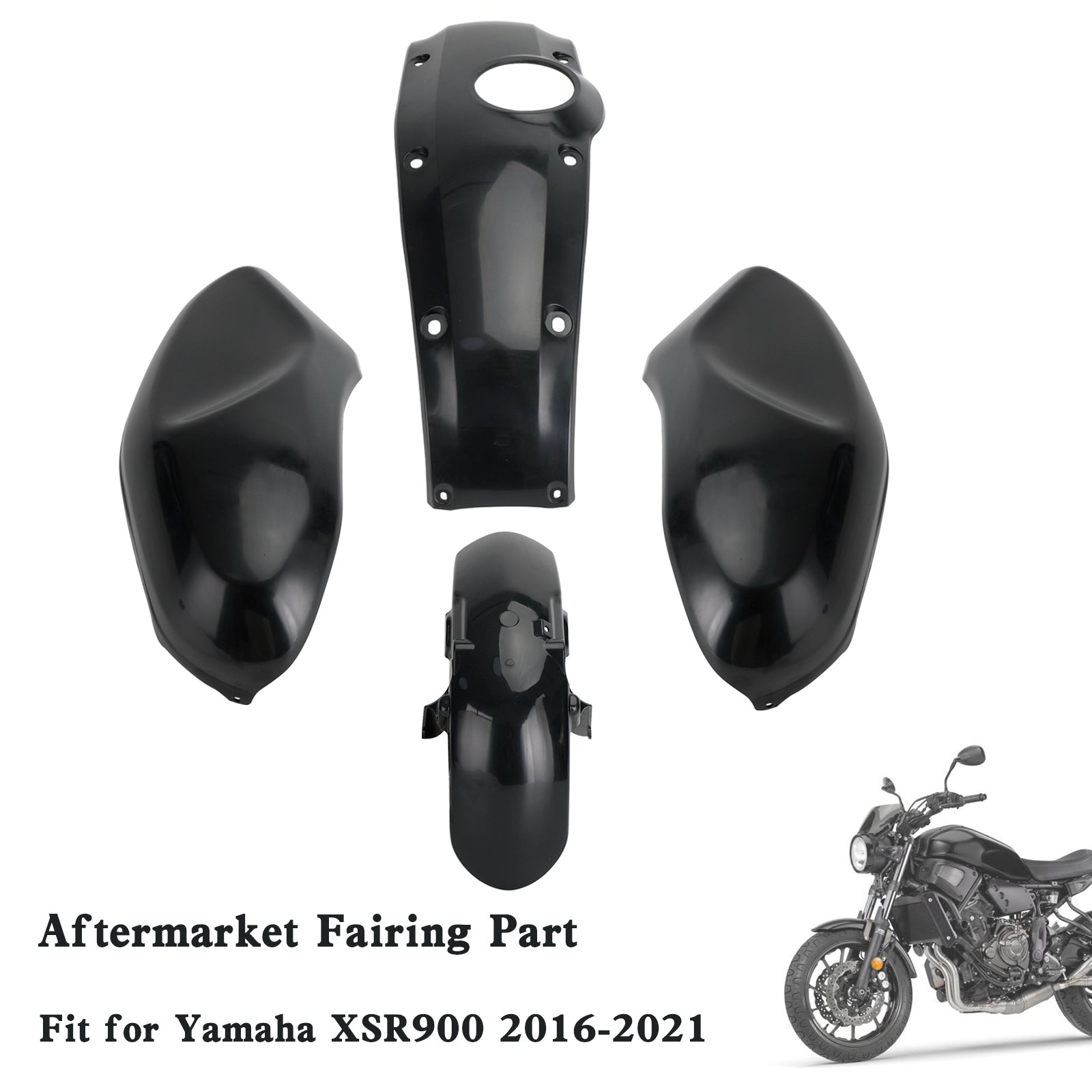 Bodywork Fairing Injection Molding Unpainted For Yamaha XSR900 2016-2021