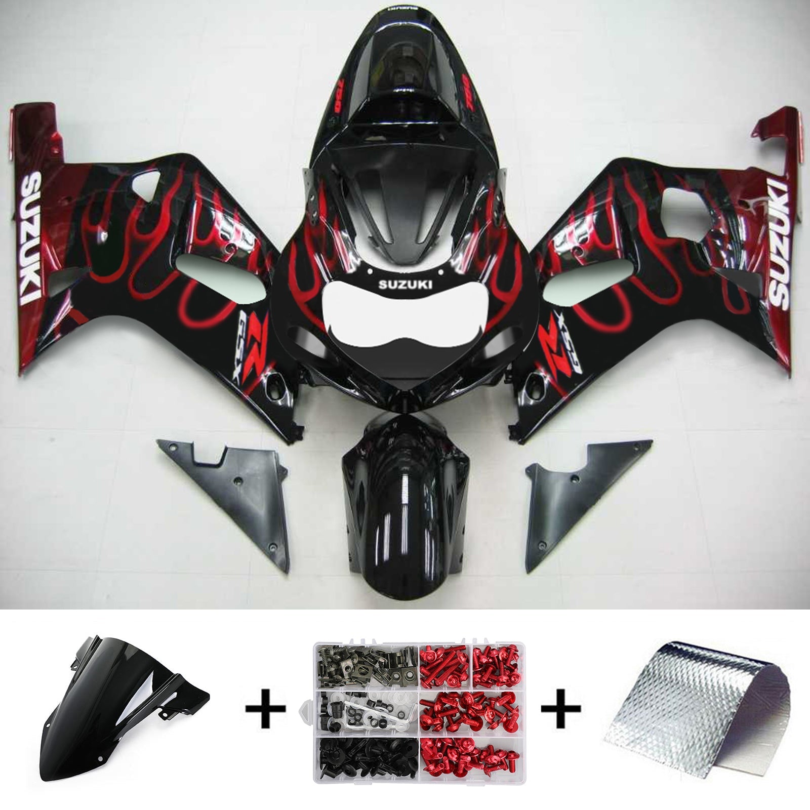 Suzuki GSXR750 2001-2003 Fairing Kit Bodywork Plastic ABS