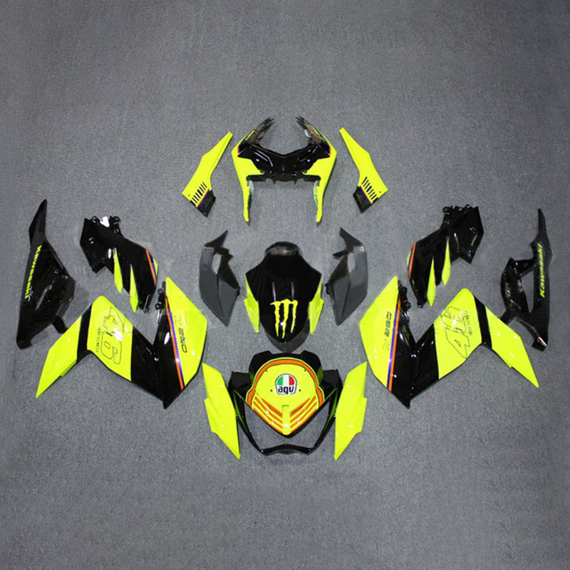 كاواساكي Z250 Z300 2015-2016 Fairing Kit هيكل السيارة بلاستيك ABS