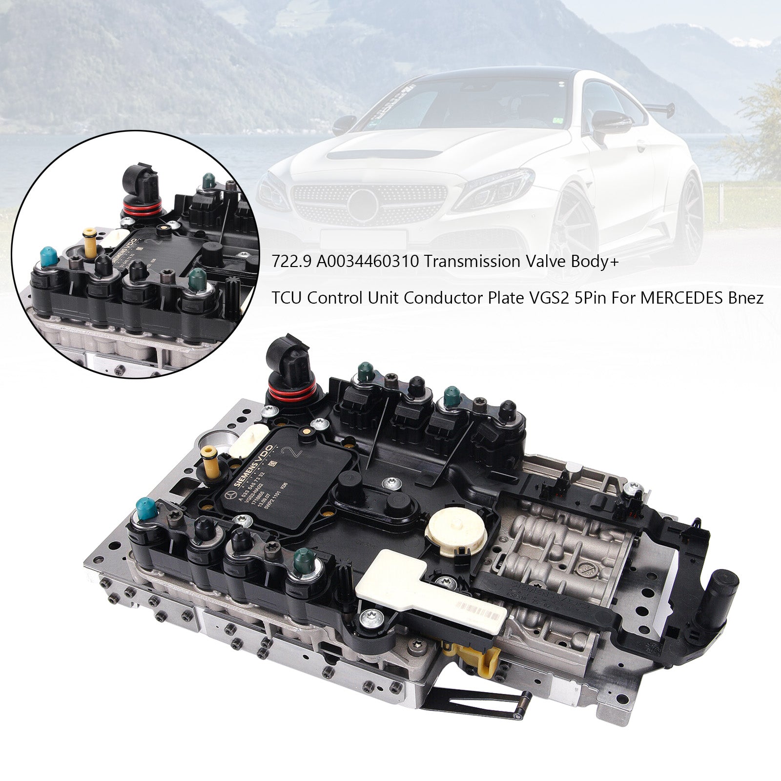 722.9 A0034460310 Transmission Valve Body+ TCU Control Unit For MERCEDES Bnez