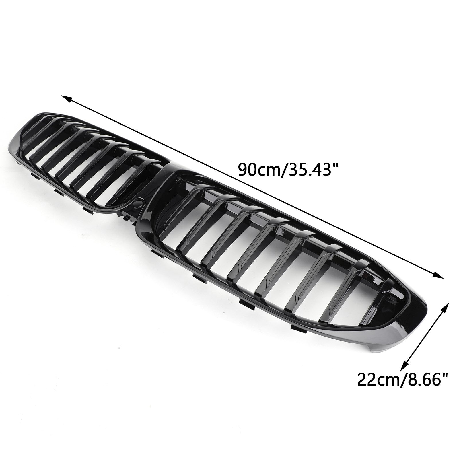 3 Series G20 2019-2020 BMW Gloss Black Kidney Grill Replacement Grille 51138072085 Generic