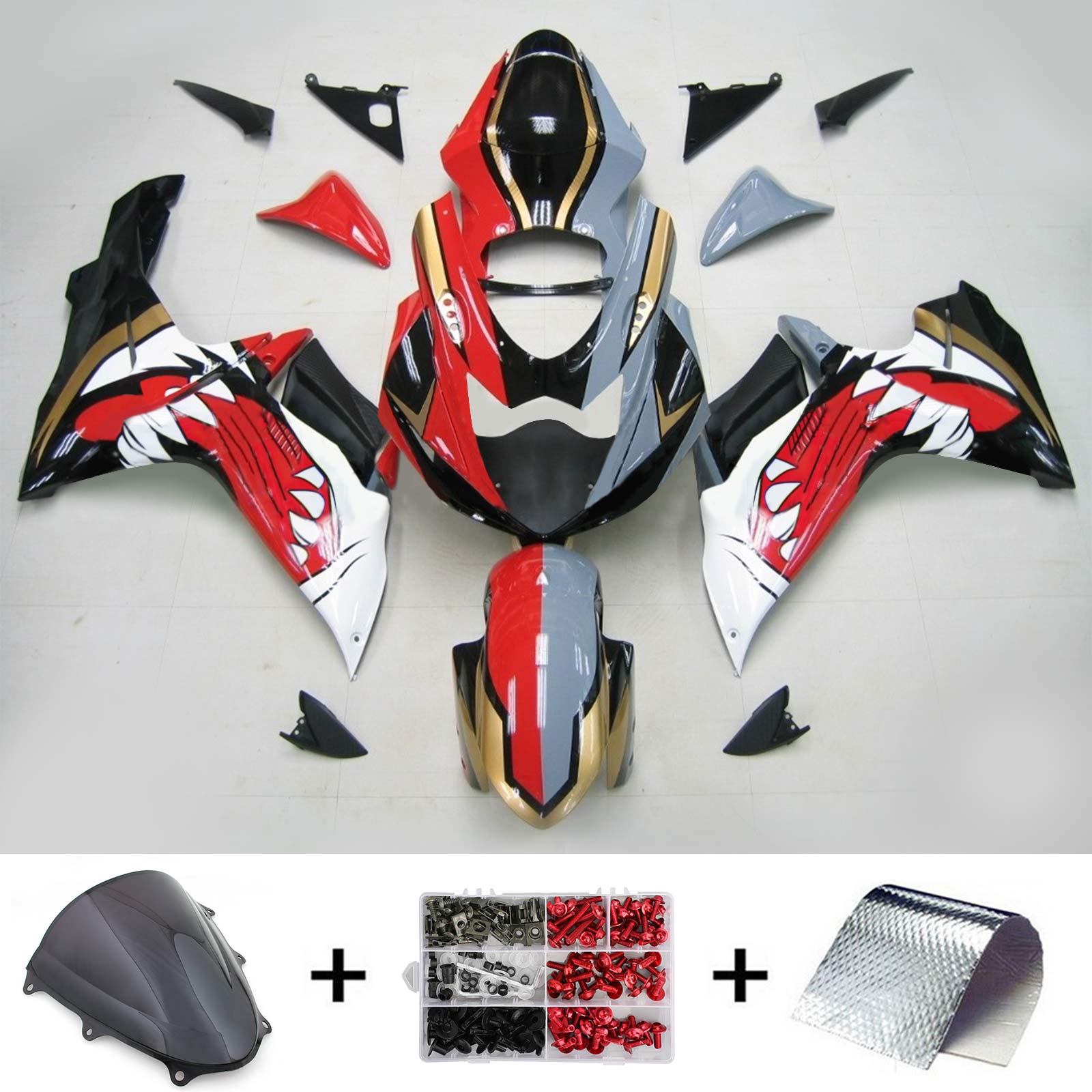 Suzuki GSXR 600/750 2011-2024 K11 Kit Carenado Carrocería Plástico ABS