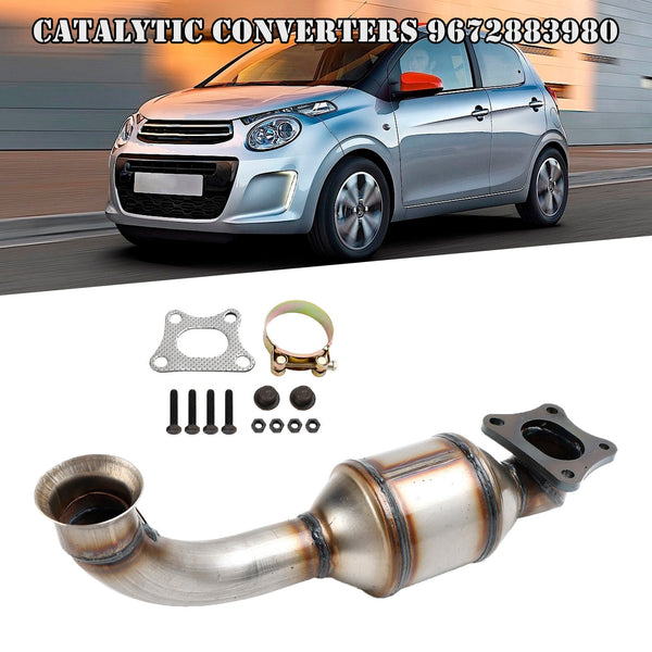 Catalytic Converter 9822117480 Fits For Peugeot 108 208 301 308 II 1.2 VTi