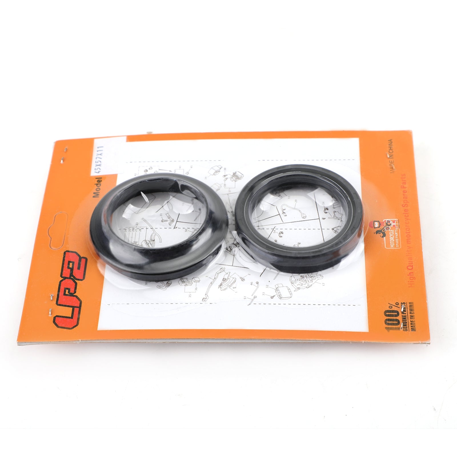 Front Fork Oil Seal Dust Seal Kit for Honda GL1500 C CR500R CR250R CR125R 89-03 Generic