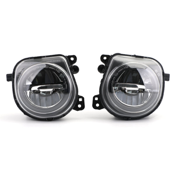 زوج LH + RH مصابيح الضباب الأمامية LED مصابيح الضباب لسيارات BMW 5 Series F10 F07 LCI CT Generic