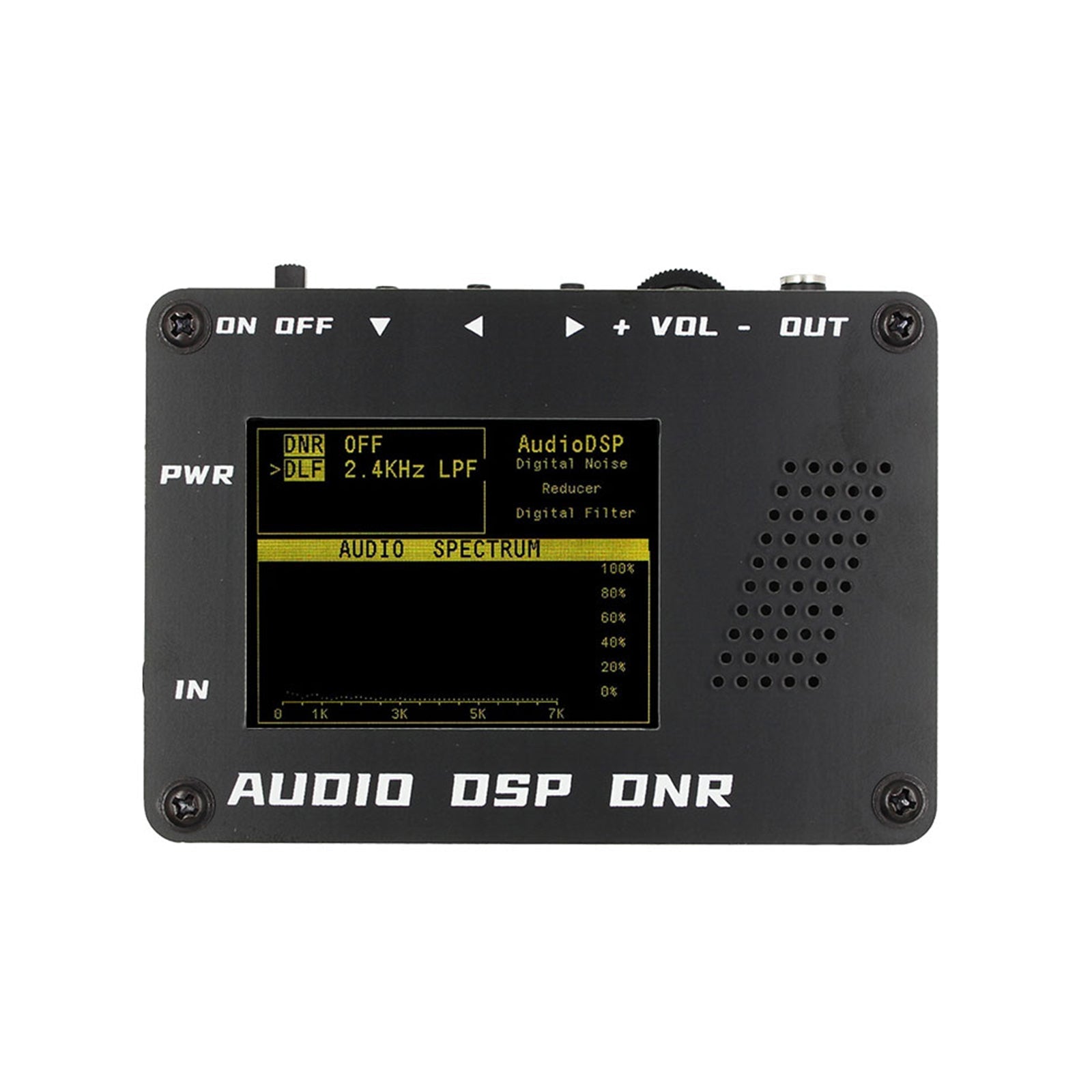 Audio DSP Noise Reductioner DNR Digital Filter SSB radio YAESU ICOM + Speaker