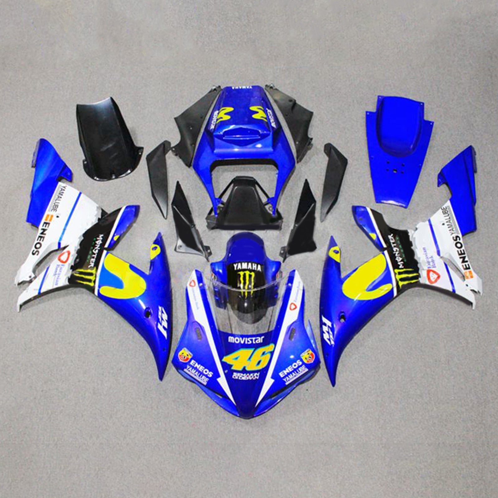 Yamaha YZF-R1 2002-2003 Fairing Kit Bodywork Plastic ABS