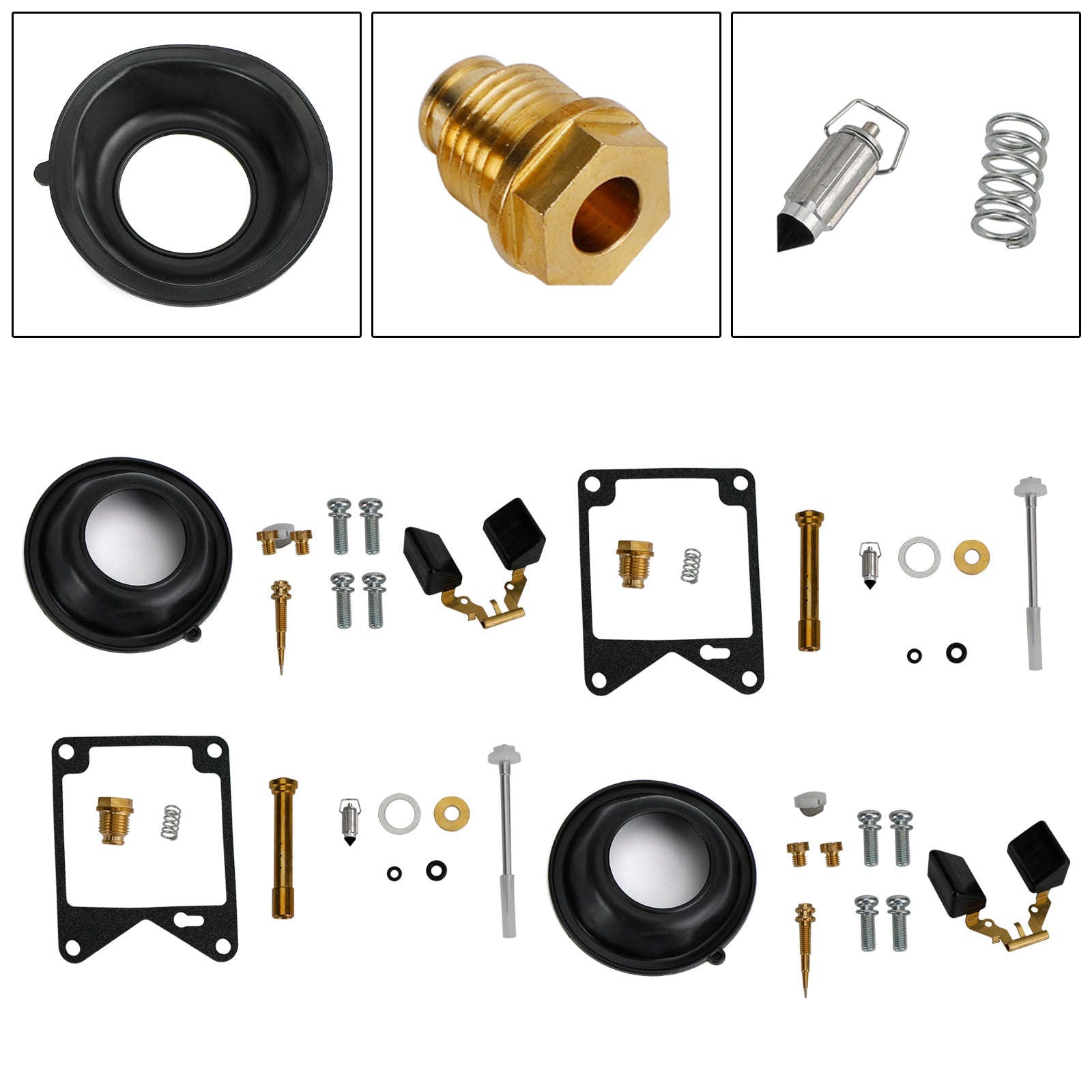 2X Yamaha Virago 750 XV750 1981-1983 Carburetor Rebuild Repair Kit